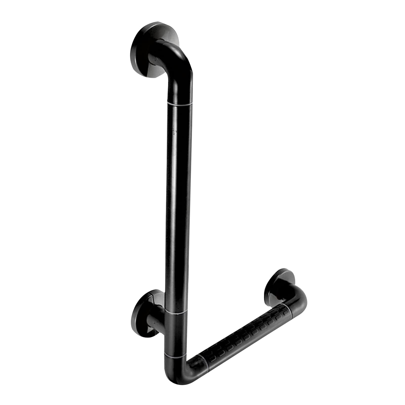 Antideslizante Barra de Agarre para Baño, Ancianos, minusválidos Seguridad Manija de la Ducha, Asideros de Ducha, Tirador para baño,Black-40x60cm/16x24in