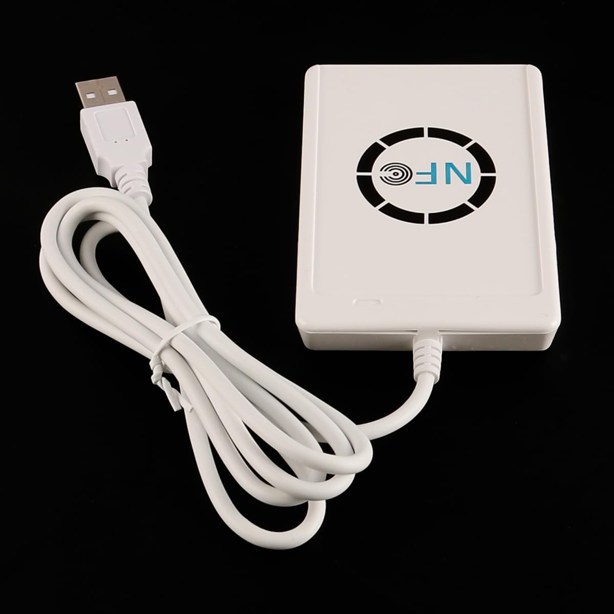 Lecteur RFID NFC ACR122U Lecteur de Cartes RFID ISO 14443A/B Lecteur de Cartes à Puce sans Contact avec câble USB