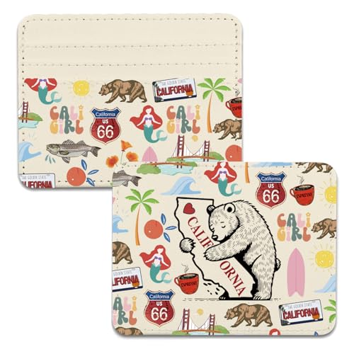 California holder Lywjyb Birdgot porte-cartes de voyage aux finitions soignées