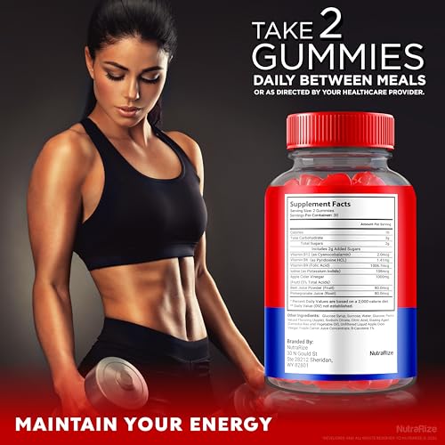 NutraRize Airy Keto+ACV+Airy Gummies, Apple Cider Vinegar 1000MG, Keto Vitamins, Official Advanced Formula Gummy, AiryKeto with B12, B6 Reviews (60 Gummies)