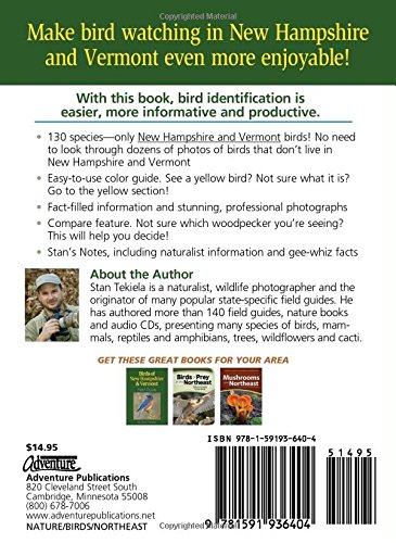 Birds Of New Hampshire & Vermont Field Guide (Bird Identification Guides) #TOP1