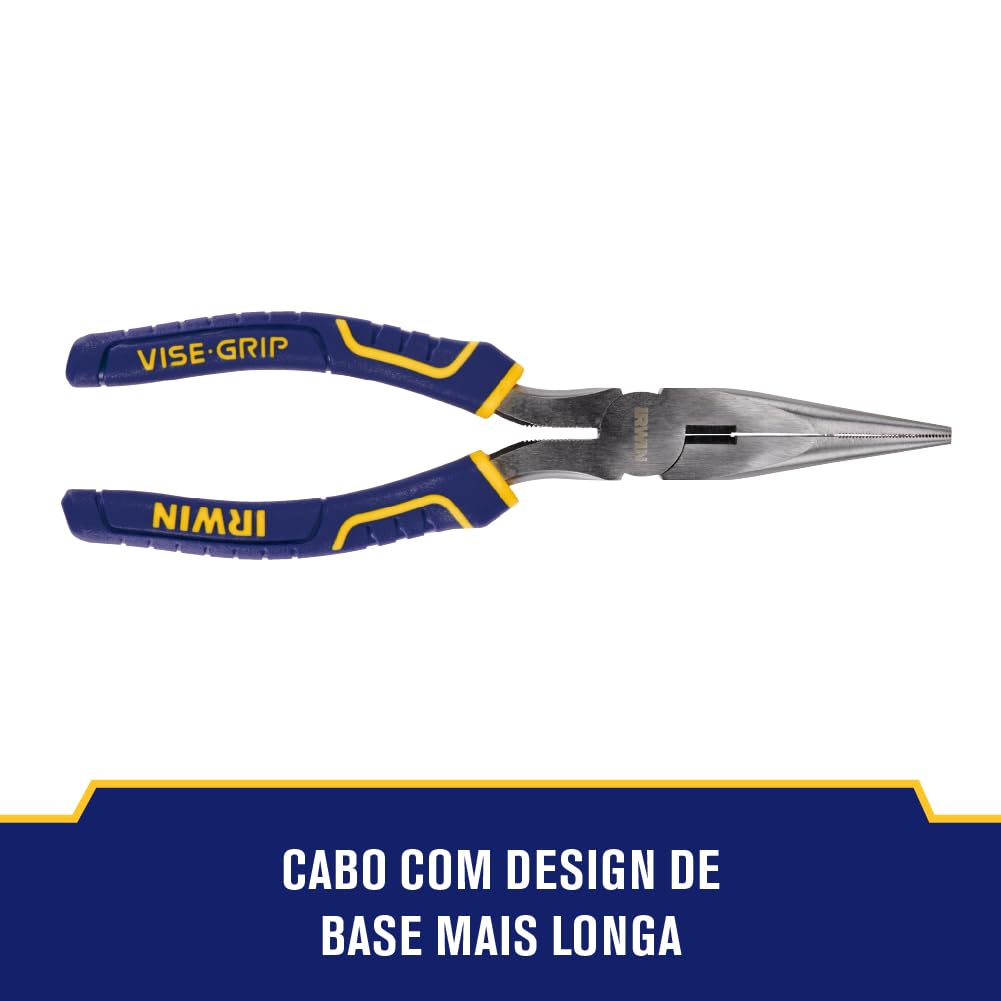 IRWIN Vise-Grip Pliers - 8" Long Nose with Wire Cutter -4 IRWIN Vise-Grip Pliers - 8" Long Nose with Wire Cutter -4