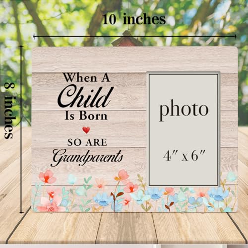 Dumyum-New-Grandparents-Gifts-First-Time-Grandparents-Gifts-Wood-Photo-Frame-Pregnancy-Announcement-Picture-Frame-Photo-4×6-Inches Dumyum New Grandparents Gifts First Time Grandparents Gifts Wood Photo Frame Pregnancy Announcement Picture Frame Photo 4×6 Inches
