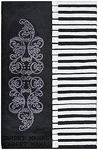Image of Carpet Mahal Export Quality Handmade Tuffted Pure Woollen Carpet for Living Room Bedroom Size 8 x 10 feet (240X300 Cm) Color-Multi