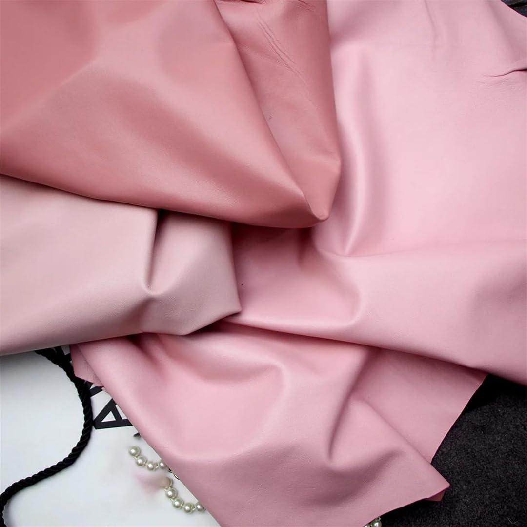 Kelsiop Damen-Handschuhe, rosa, echtes Leder, warm, modisch, Cosplay, Party, Abend, elegant, maßgeschneiderter Stil