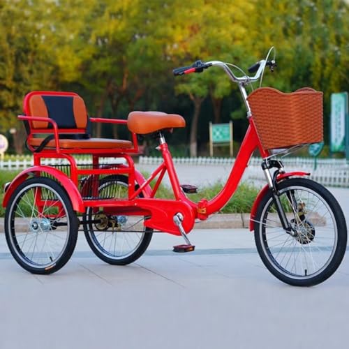 Triciclo Plegable 20 Pulgadas Rojo miniatura 2