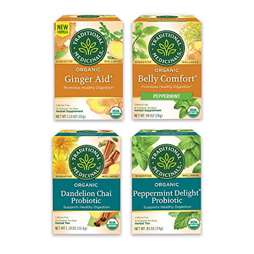 Traditional Medicinals Tea Organic Ginger Aid Tea Bags | Lowpi