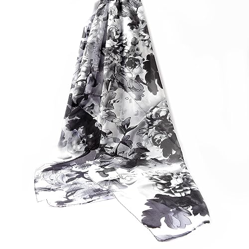 Floral Scarves for Women Fashion Scarves for Women Super Lightweight Chiffon Sun-Proof Wrap and Shawls3