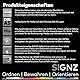 SIGNZ Heftschoner DIN A5, 10 Stück, querkant, transparent, starke 90my (0,09mm), CO2-neutral hergestellt, made in Germany