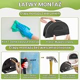 router uniwersalny metalowy stojak na router/modem/telewizor/odbiornik/gniazda, regulowany stojak ścienny wspornik