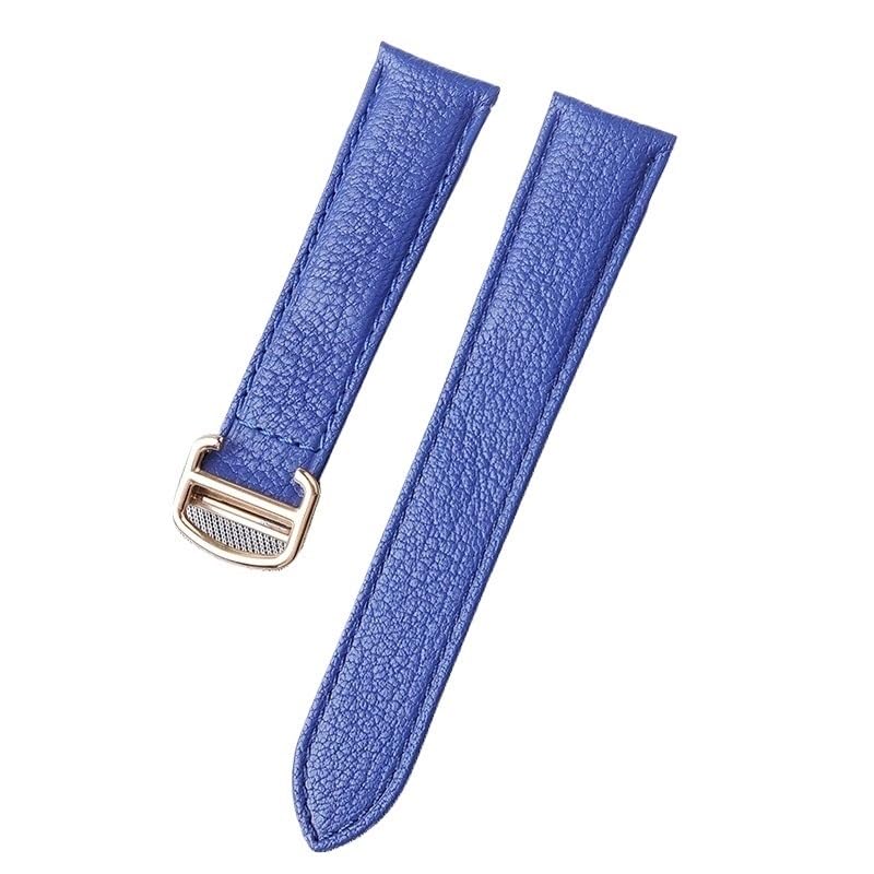 Bracelet de montre en cuir vieilli vintage interchangeable marron pour homme
