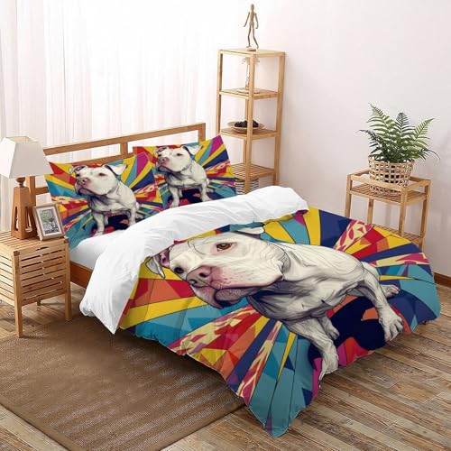Ensemble literie microfibre Pit Bull de qualité supérieure pour lit double - 2