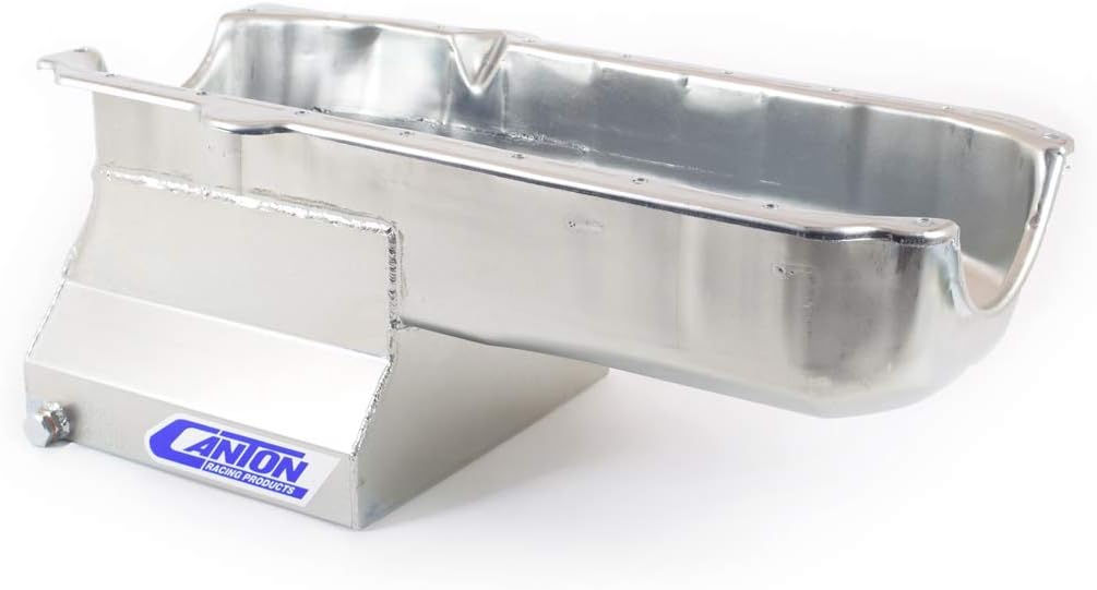Canton Racing Products 13-100 Oil Pan (Small Block Chevy Pre-1980 Drag Race T Sump Pan)