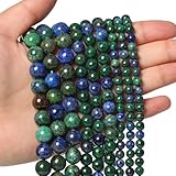 About 45pcs 8mm Natural Stone Beads Phoenix Lapis Lazuli Beads Energy Crystal Power Gemstone for Jewelry Making, DIY Bracelet Necklace