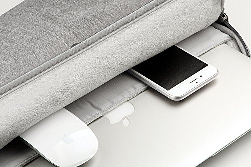 Canvas Laptop/Tablet Sleeve Handbag For Samsung 12.2”Chromebook Plus/Galaxy Book 12/11.6” Chromebook 3 4 /Asus L210/ Xidu Philbook/Google Pixel Slate/Pixelbook/Hp/Dell/Acer Chromebook 11 (Deep Grey) #TOP1