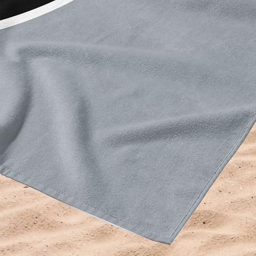 Image of Northwest NFL Las Vegas Raiders Microfiber Beach Towel, 30 x 60 Inches - Quick Dry, Sand Resistant, Lightweight, Highly Absorbent, Incisor Design