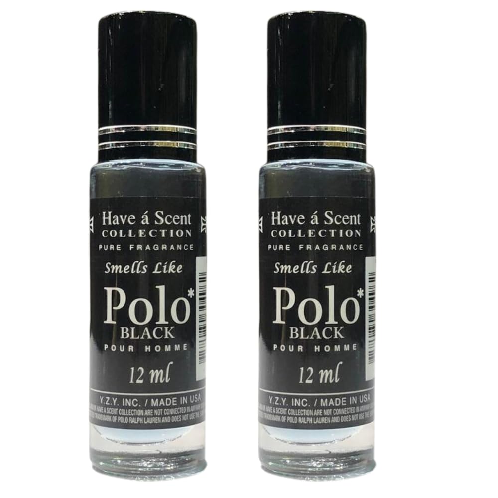 E de B Fragrance Perfume smell like Polo Black Parfum Roll On Oil 12ml (Pack of 2)