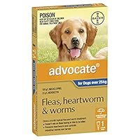 Advocate Flea, Heartworm and Worm Control for XL Dogs, Blue, 1 Pack