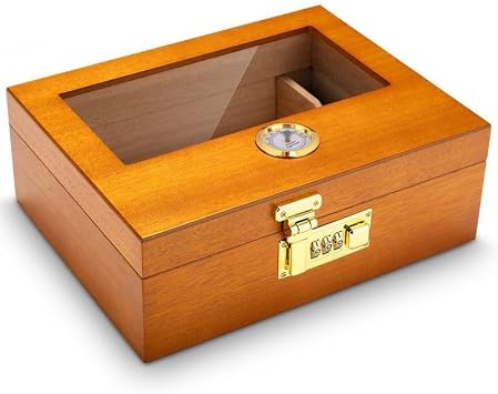 Falconetti Kahverengi Ufak Boy Caml  Humidor  ifreli Puro Kutusu rd29khv