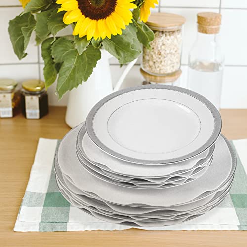 Thick Felt Plate Dividers, Set Of 48 Plate Separators Round China Storage Dividers Dish Protectors White Felt Pads For Stacking China/Dish/Saucers, 3 Sizes #TOP7