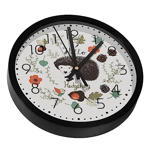 Horloge murale silencieuse hérisson résout le bruit dans le bureau et salon - 2