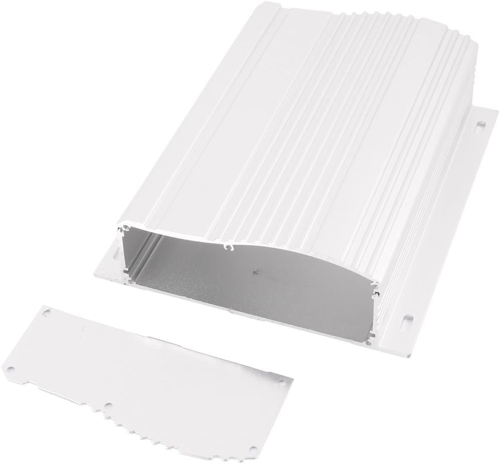 Aexit 44 x 138 x 160mm Multi-purpose Electronic Extruded Aluminum Enclosure Case Silver Tone (66a8224b79b2f822a99f4524933efd9e)