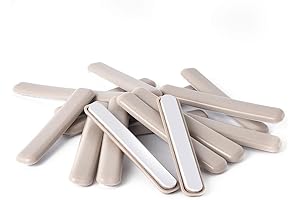 16 Pack Rectangular Self-Stick Furniture Sliders
