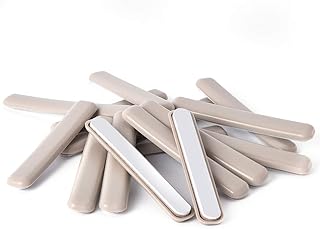 Sponsored Ad - Ezprotekt 16 Pack Self-Stick Furniture Movers Sliders Strip for Carpet, 1/2 x 4 inch Rectangular Furniture Moving Pads, Self Adhesive Strip Sliders Gliders for Chair Table Desk Sofa Couch (Beige)