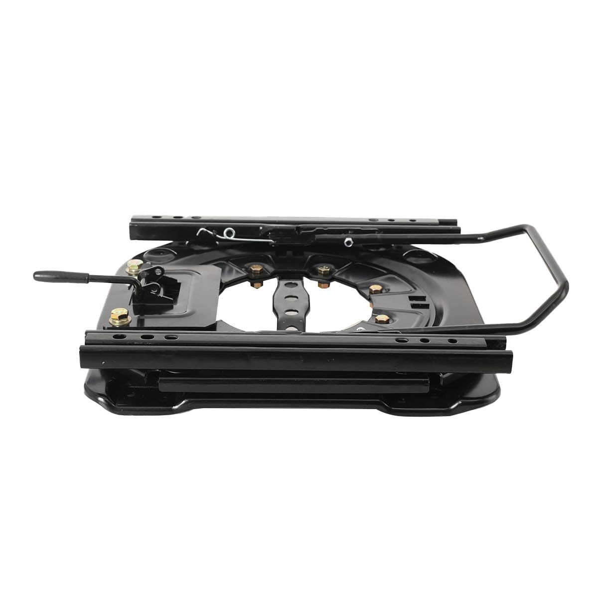 Base Girevole del Seggiolino Auto per Camper e Furgoni, Capacità di Carico 130 kg, Rotazione 360°, Regolazione Scorrevole 80 mm, Adatta per Modifica Sedile e Comfort Viaggio