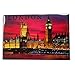 Produktbild London bei Nacht Magnet - Skyline / Big Ben / Themse / Brücke / Parlament / Britische Andenken aus England Großbritannien