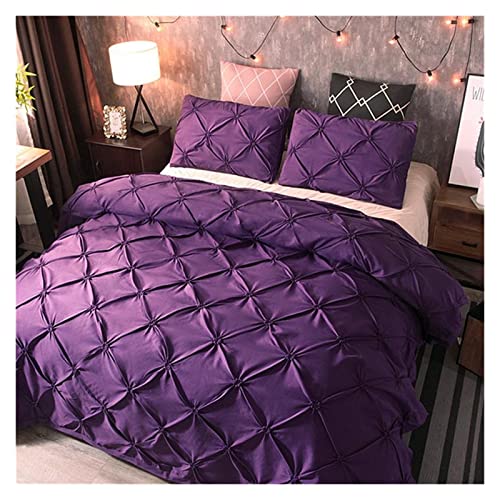 Ensemble de couette plissée 3D pour un lit double cocooning