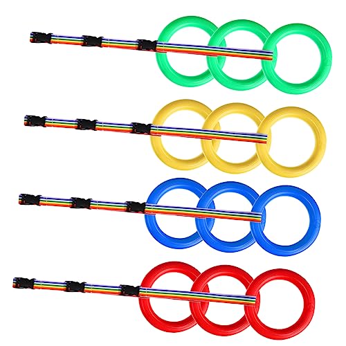 BESPORTBLE Anti-Lost Traction Ropes Set 12 Pcs Walking Ropes with Ring Kids' Safety Leashes for Preschool Daycare Kindergarten Outdoor Use