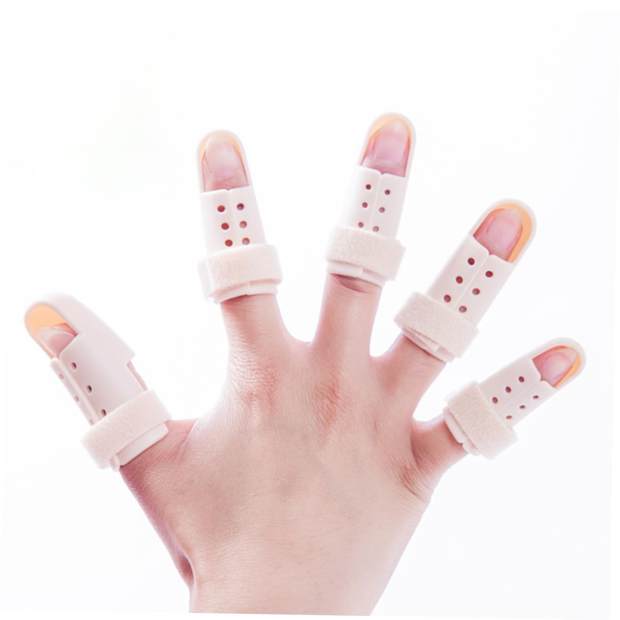 TOVINANNA Fingers Finger Support Brace Prevent Strain Soft Material Size 5 Use Finger Joint Protect