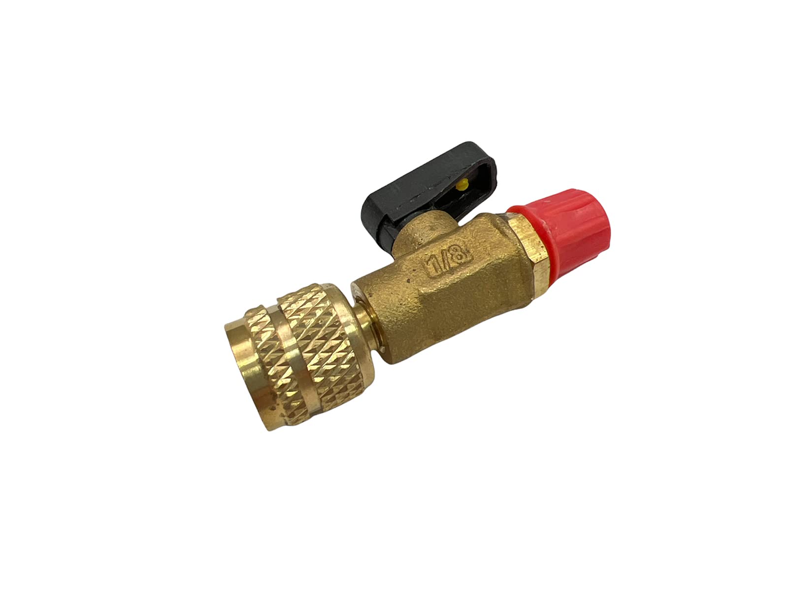 eRicambi, Kit Frigorifero Bombola Ricarica Gas Refrigerante R600A, Contenuto 750 Ml Netto 420 GR, Attacco 7/16 Sae + Rubinetto 1/4 M/F con Guarnizione