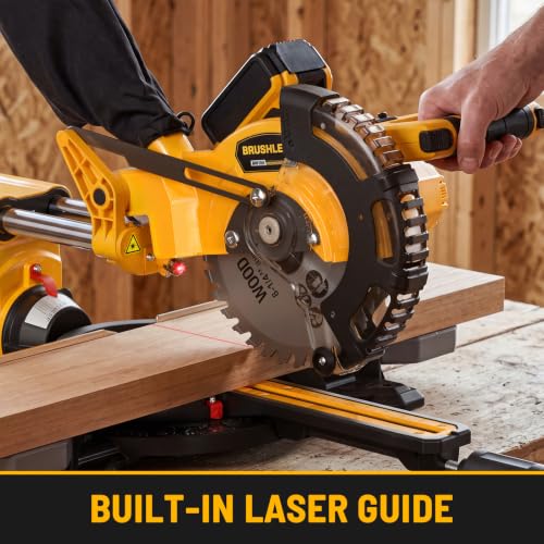 Baikemon 8-1/4-Inch Cordless Sliding Miter Saw