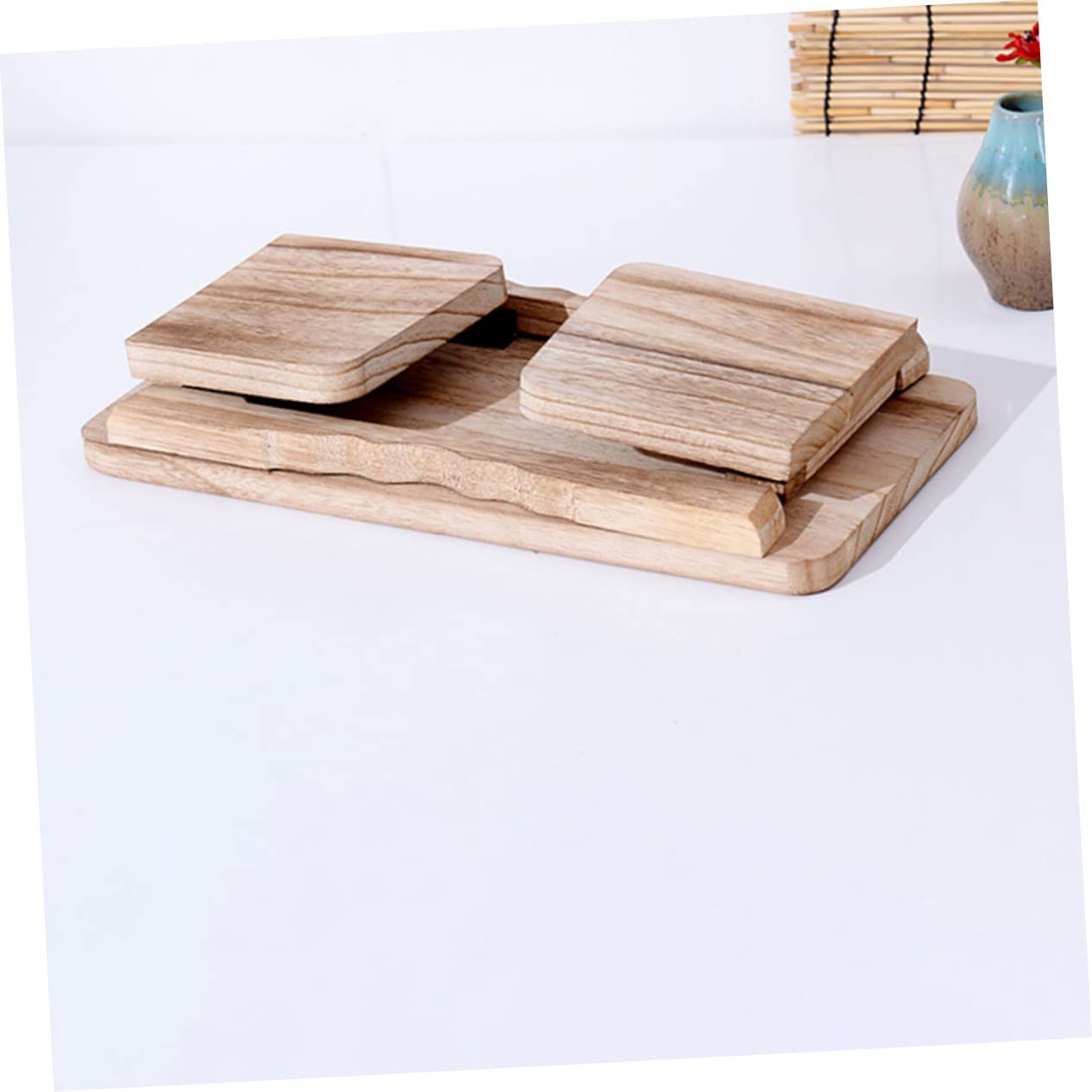 Buddha Kniender Hocker Tragbarer Klapphocker Faltbare Bankdrückbank Holzbank Meditationsstuhl Kniende Meditationsbank Hölzerner Tritthocker Haushaltshocker Kniender