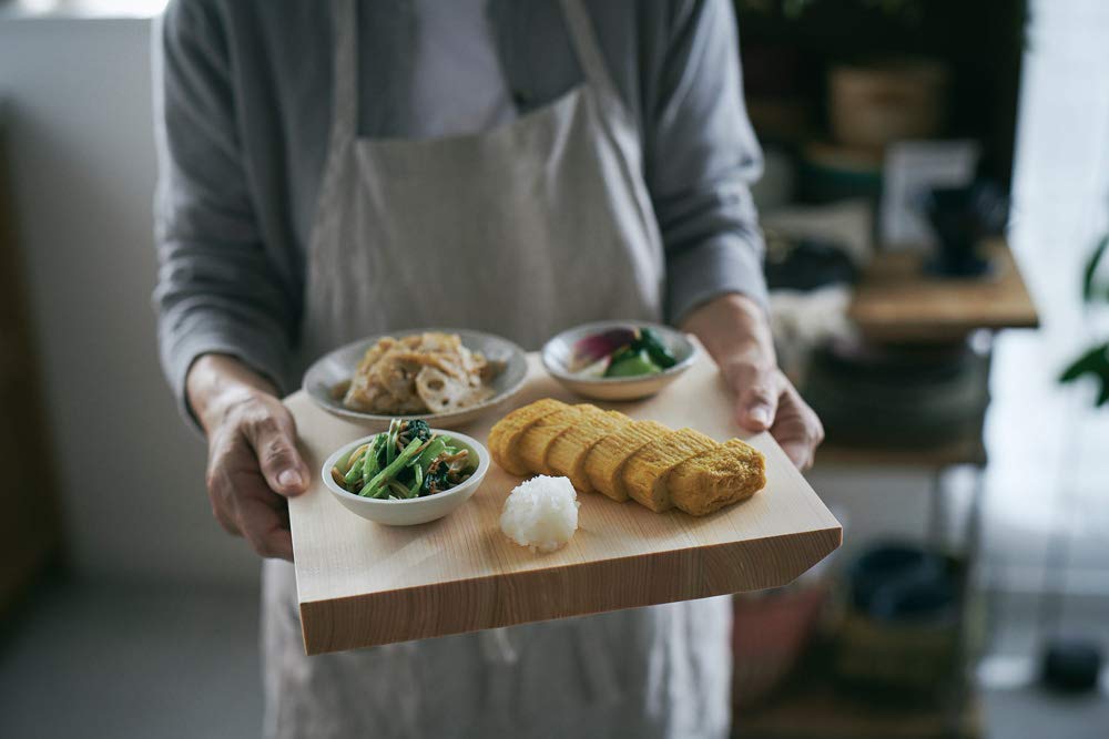 Amazon｜ヤマコー 日本製 まな板 臺處 桧 MANAITA 木箱入 27×27×3cm  