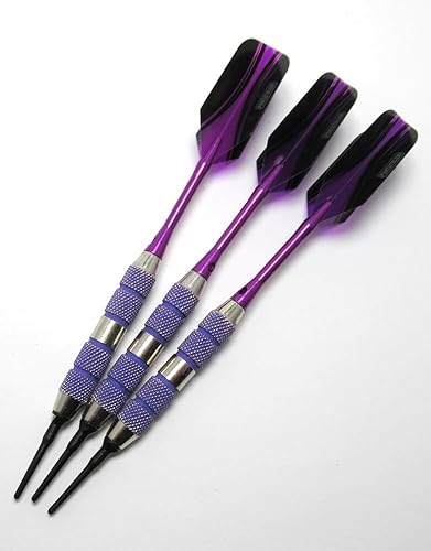 US Darts - Dardos de punta suave púrpura Puurfect para las damas - 0.63 oz - con paquete de actualización