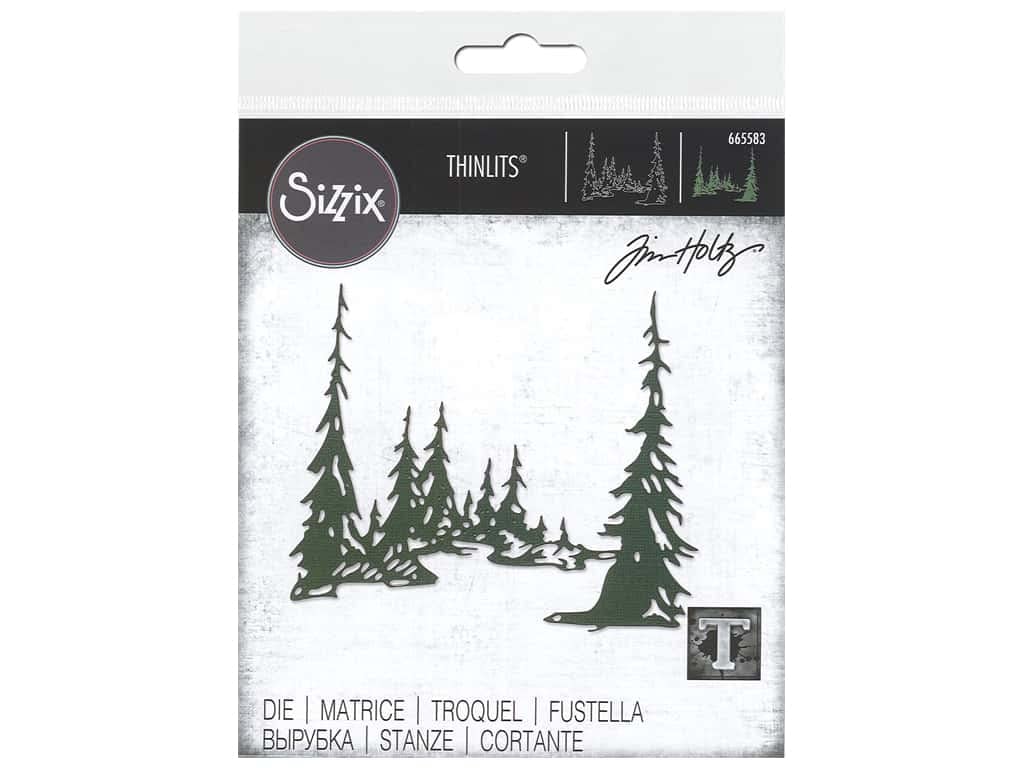 Sizzix Thinlits Die Tall Pines by Tim Holtz, 665583