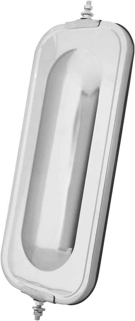 GG Grand General 33101 Stainless Steel 7 X 16 inches West Coast Mirror with Bubble Back for Trucks, Buses, Utility Vehicles and more