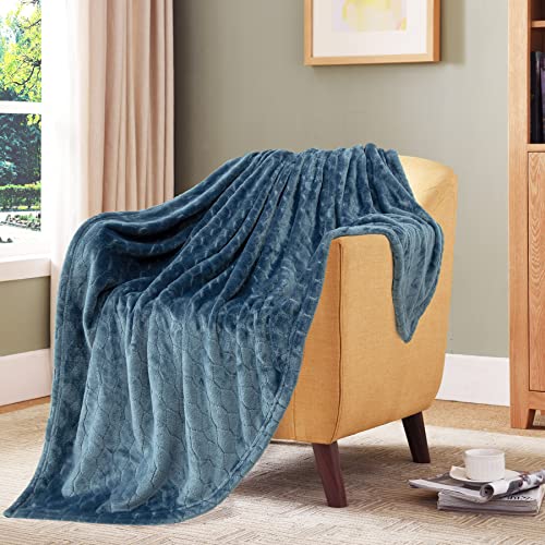 Toonow Fleece Blanket Super Soft Plush Throw Blanket 50 Inch X 60 Inch Cozy Fuzzy Bed Blankets Geometric Pattern Comfy Microfiber Flannel Blankets For Couch thumb #5
