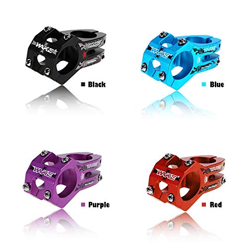 Bike Stem, Andoer Haste para bicicleta de liga de alumínio Braçadeira para bicicleta Haste 31,8 MM M