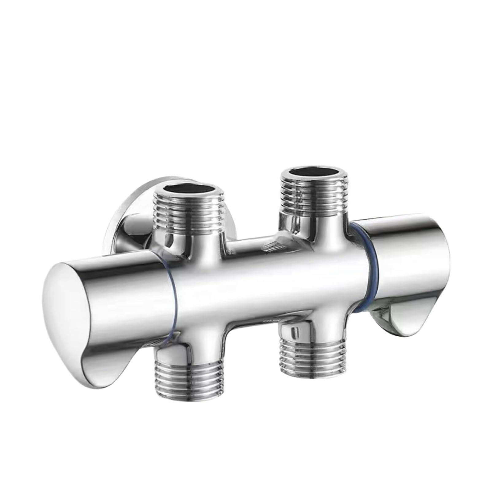 G1/2 One in Two Out Three Way Angle Stop Valve Multi-Functional Water Control Tap