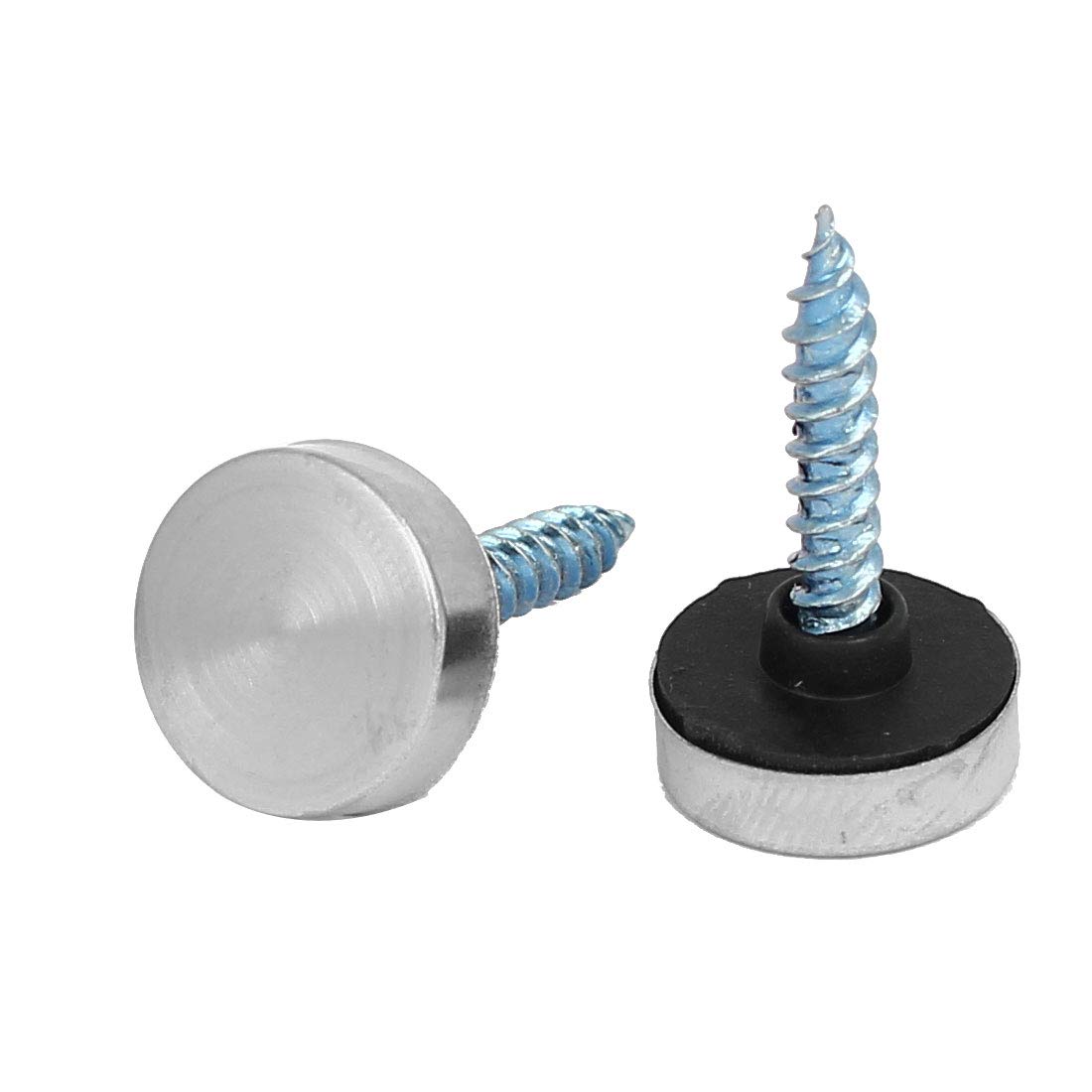 Aexit 14mm Dia quality Parts 304 Stainless Steel Cap Nails Mirror Screws Decorative Fittings 8PCS Model:22as265qo432