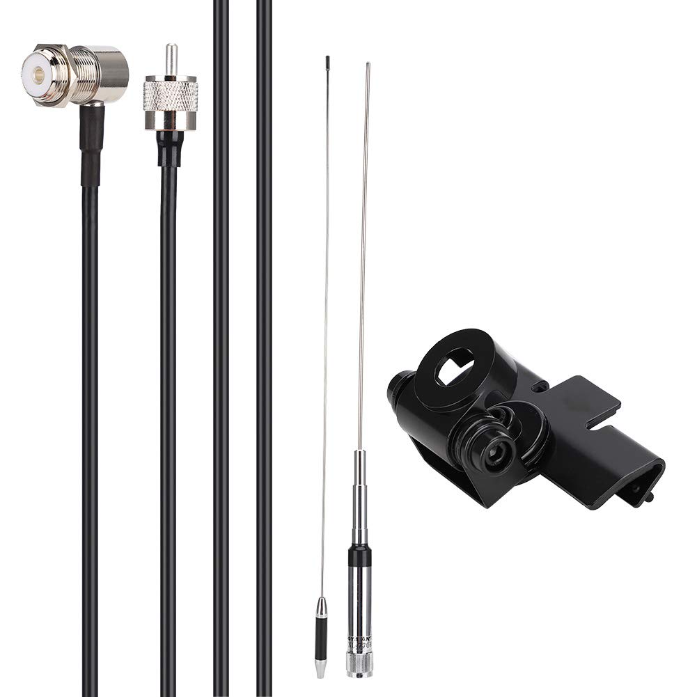 Cryfokt Antena Radia Samochodowego NL-770R o Dużym Wzmocnieniu, Trwała, Wodoodporna Konstrukcja, Idealna do Użytku Mobilnego, wydajność 3,0/5,5 DBi, długość 96 Cm