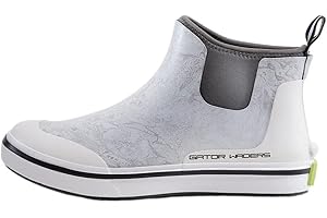 Gator Waders Men's Breakline Rubber Fishing Deck Ankle Boots - Comfort and...