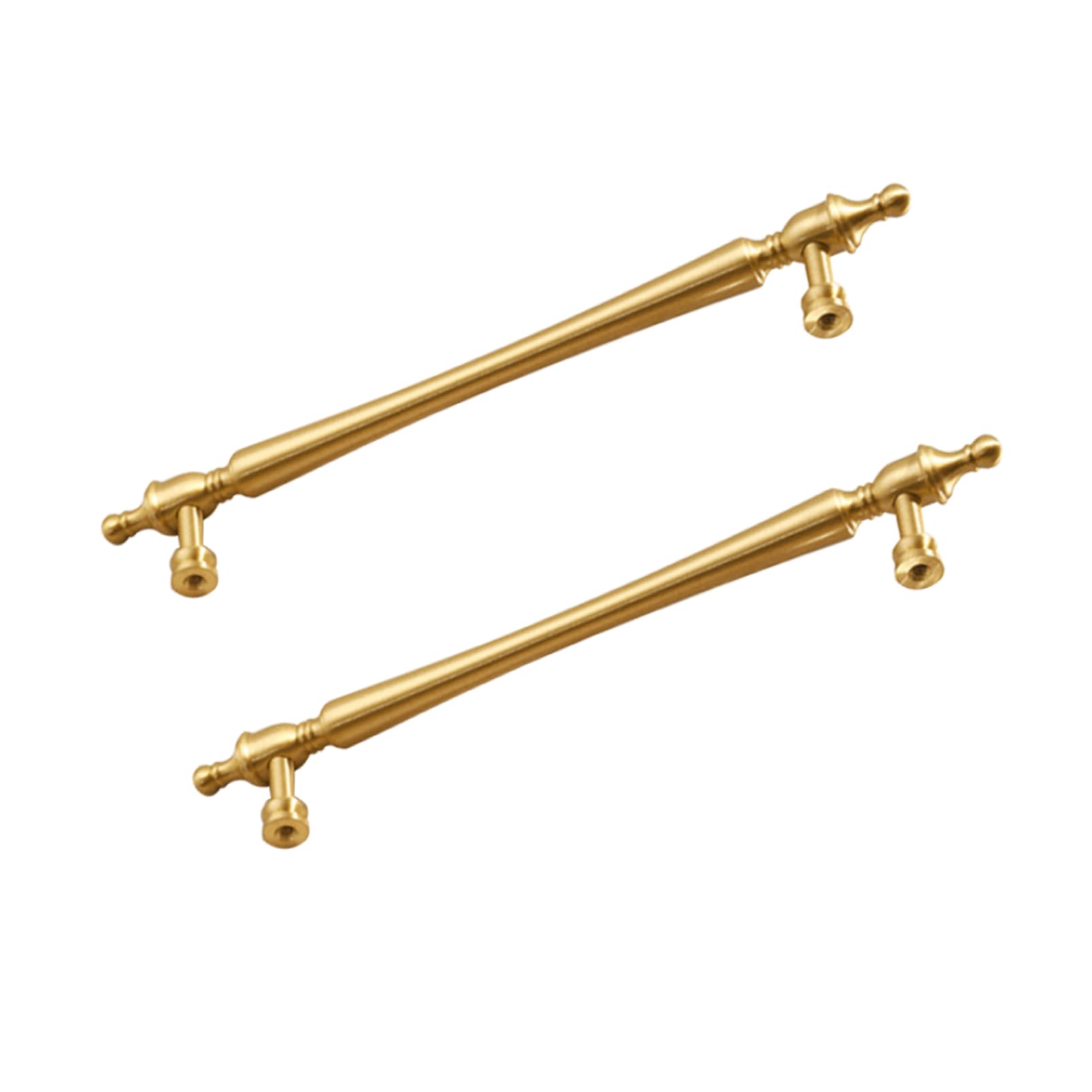 Manijas para gabinetes de Cocina, manijas Doradas para Puertas de Cocina, armarios, Muebles, armarios de baño con Tornillos, 208 mm/8,2 Pulgadas