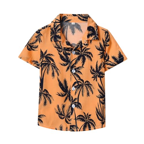 Niños Pequeños Niños Niñas Manga Corta Verano Casual Tops Beach Holiday Floral Camisas Camiseta/248