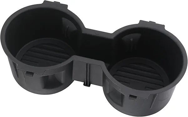 TQPONLY Front Seat Dual Cup Holder Rubber Insert Fitment 2016-2022 Ford F150 F250 F350 F450 F550 Super Duty Truck Accessories