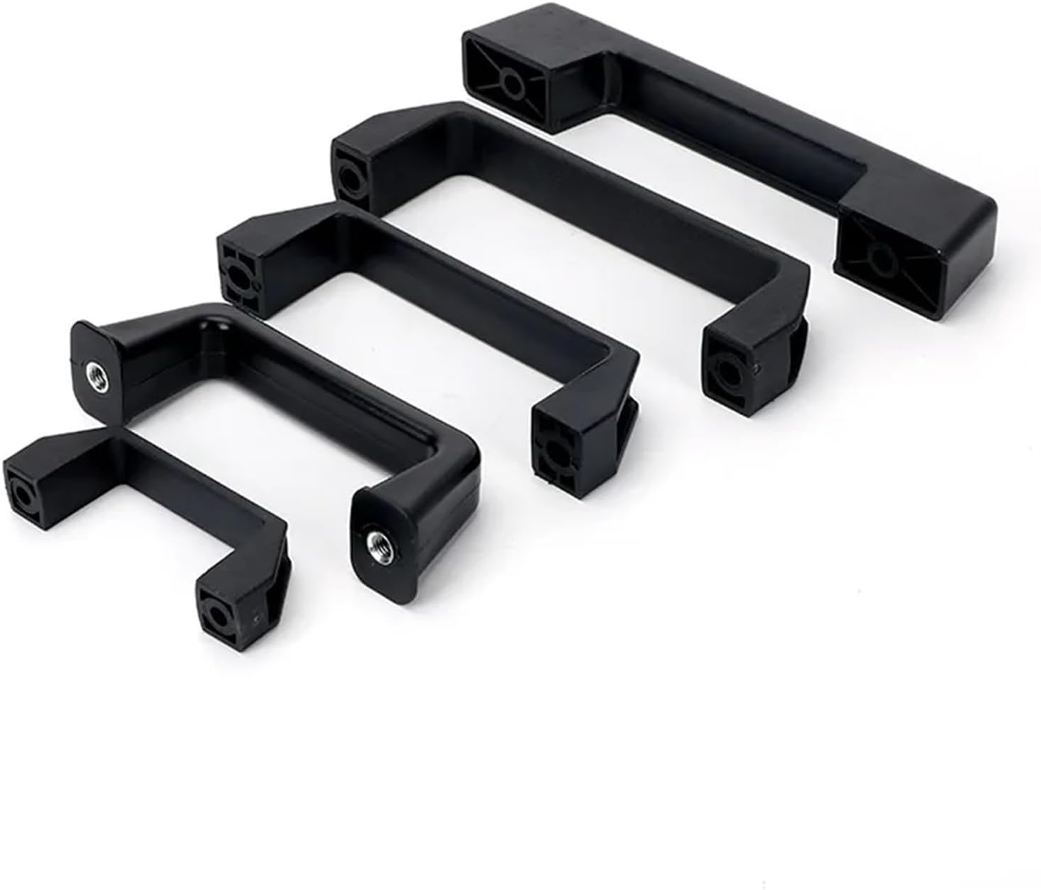 Black Kitchen Cabinet Dresser Knobs Furniture Handles Pulls Cupboard Drawer Wardrobe Door 1Pcs(90mmAluminum Alloy)